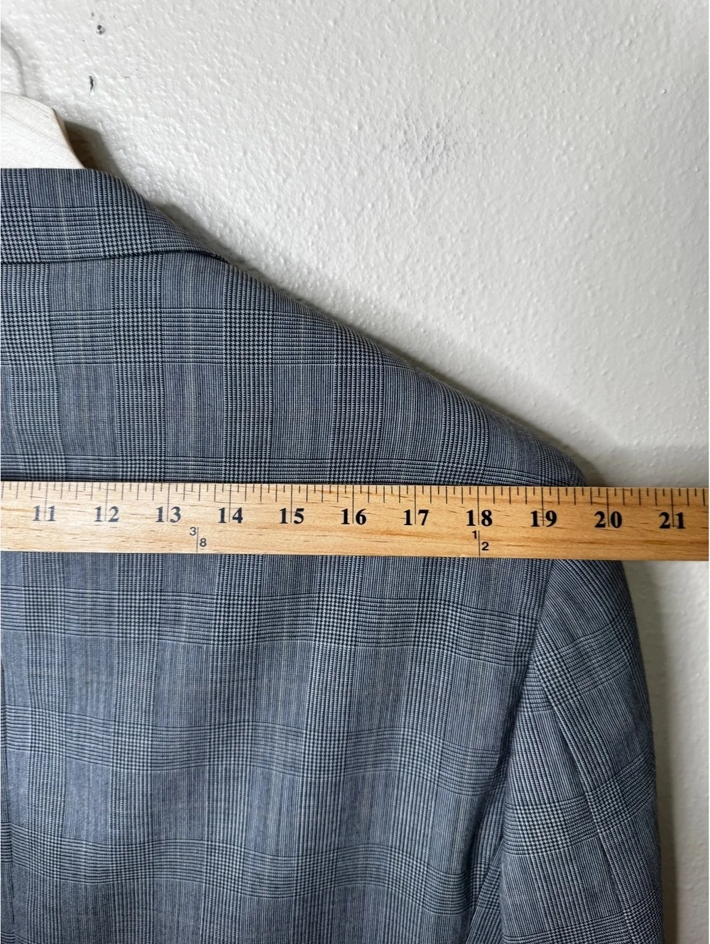 Brooks Brothers Blazer Mens 44R Gray Glen Plaid Two Button Sports Coat